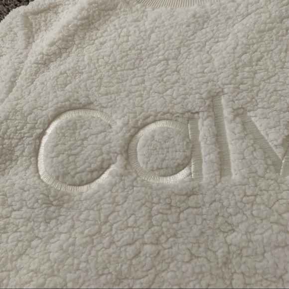 Calvin Klein Sherpa Sweater - Picture 7 of 11